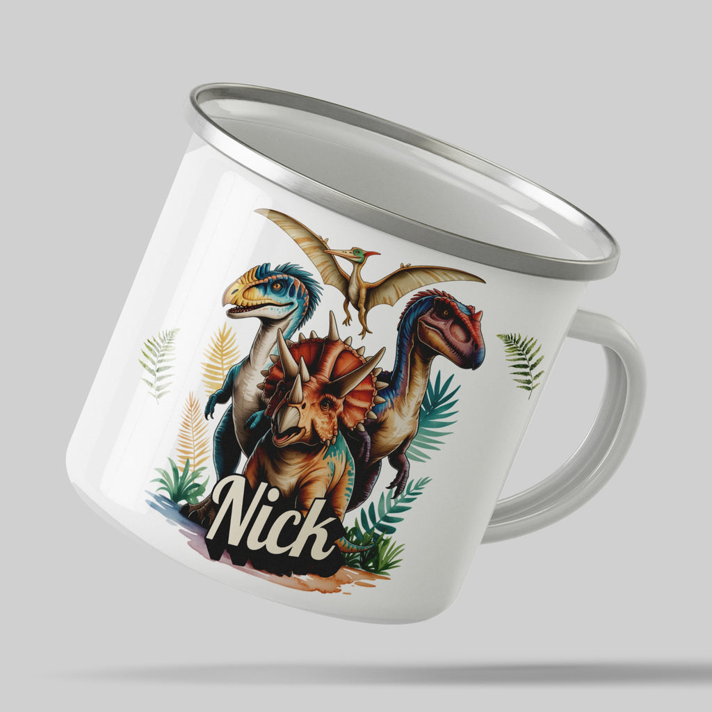 Colorful Dinosaur Design Nick Personalized Mug Product