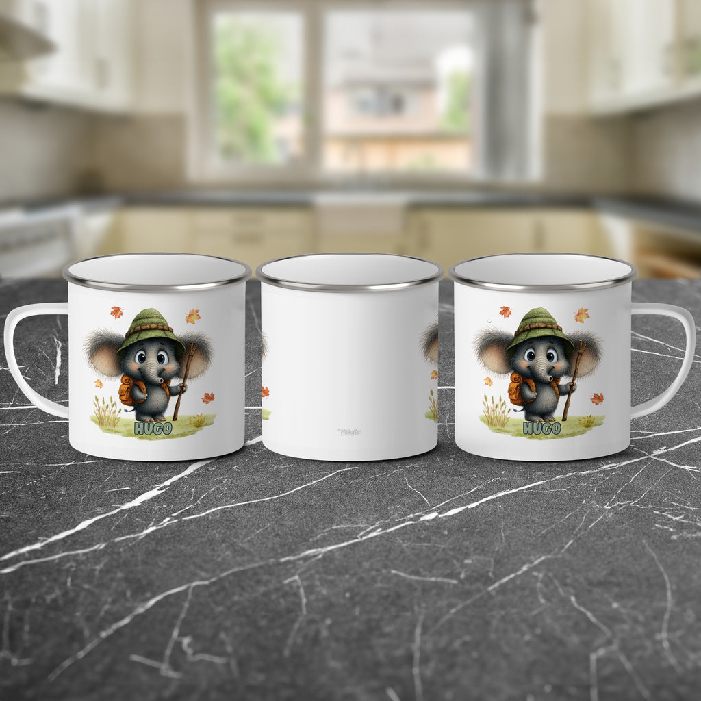Adorable Elephant Design Campfire Mug Cute Product Type