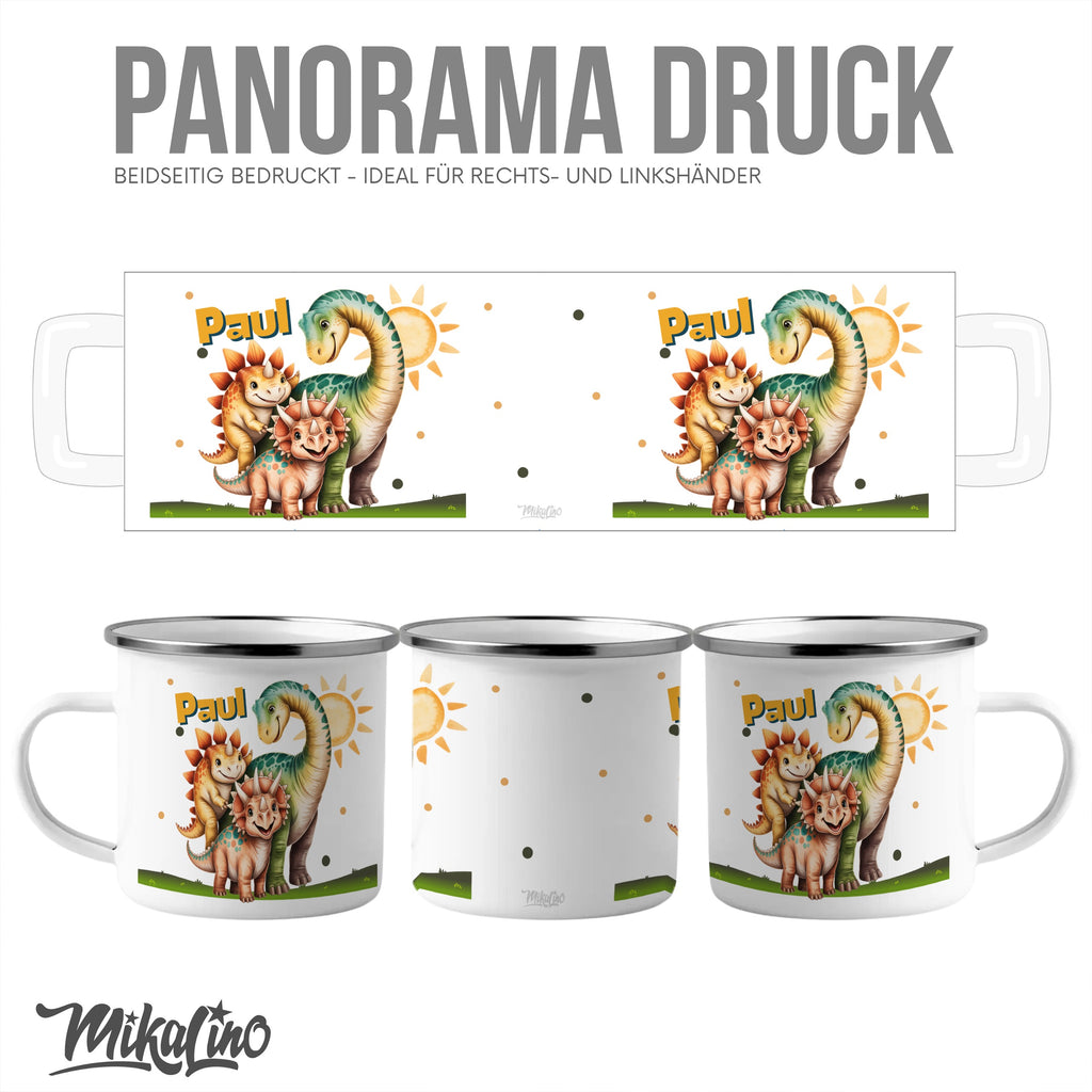 Dinosaur Themed Personalized Kids Mug Product