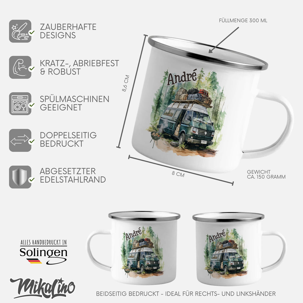 Camper Van Design Personalized Mug Camping Product