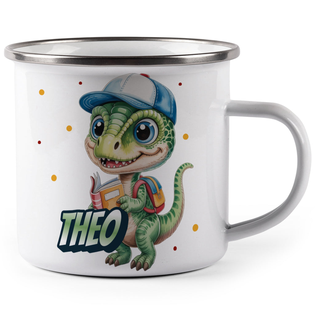Theo The Dinosaur Student Design Enamel Mug product