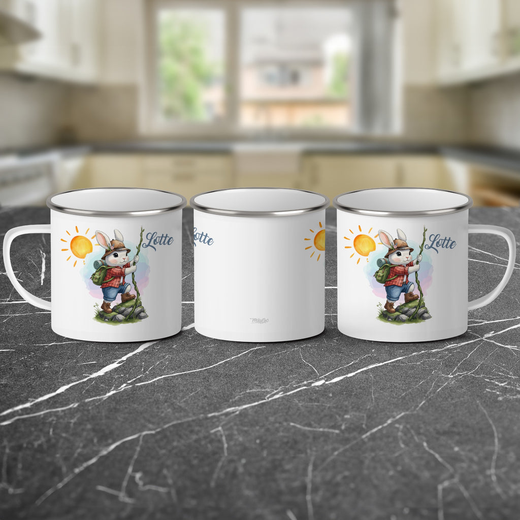 Latte Adventure Bunny Printed Mug Product