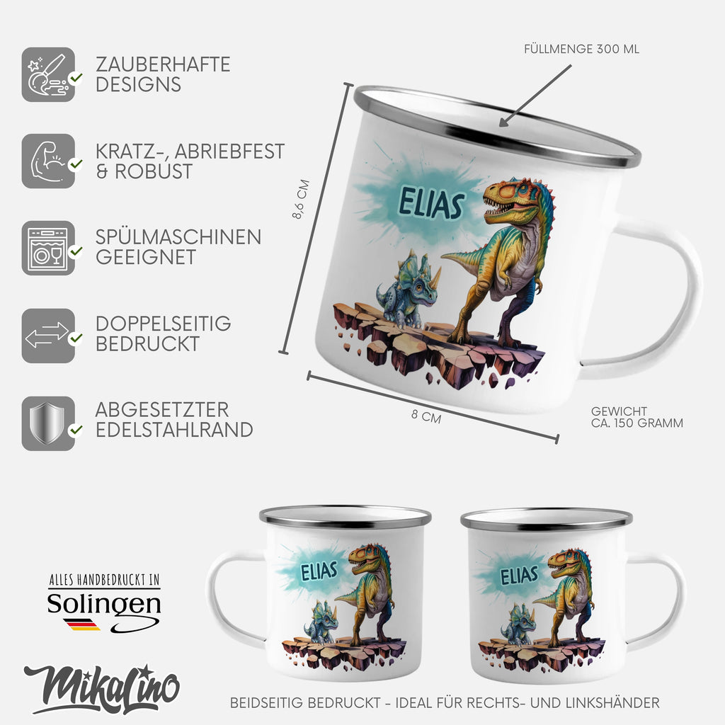 Dinosaur and Dragon Customized Mug Product