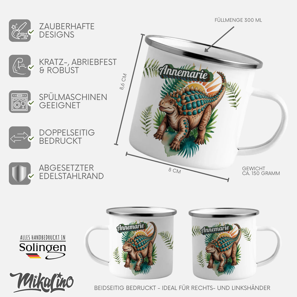 Personalized Dinosaur Mug Stainless Steel Travel Product