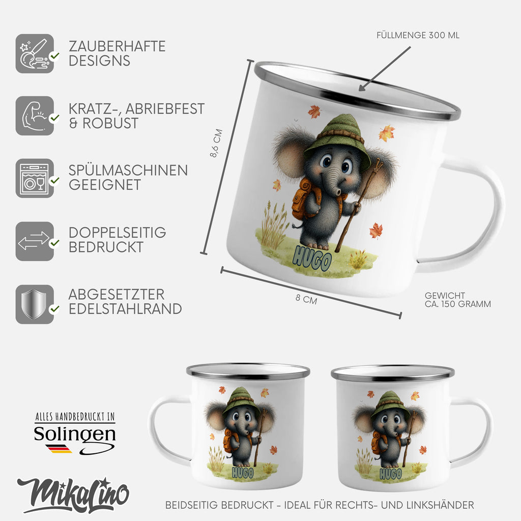 Adorable Koala Camping Mug with Customizable Name product type