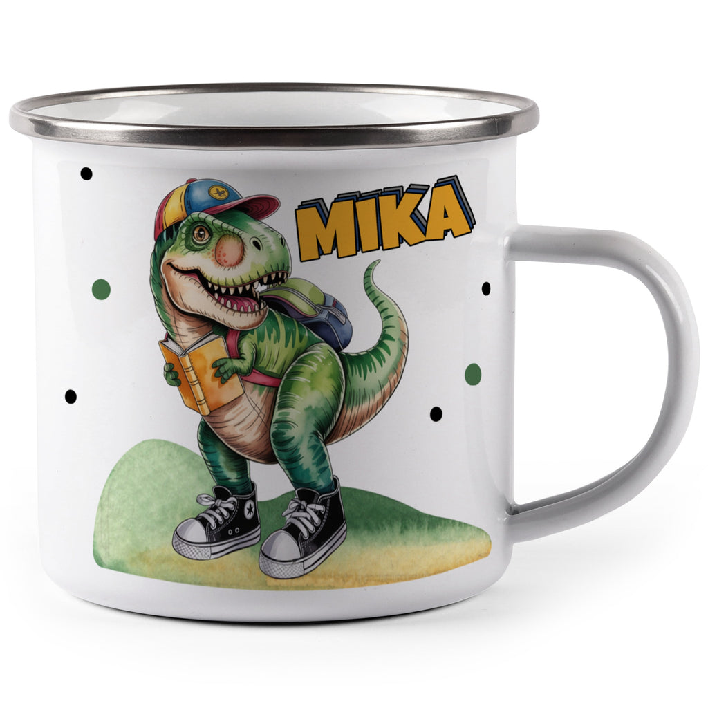 Happy Dinosaur Reading Book Kids Mug product