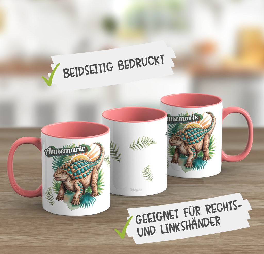Dinosaur Design Mug for Right and Left Handed Users mug product