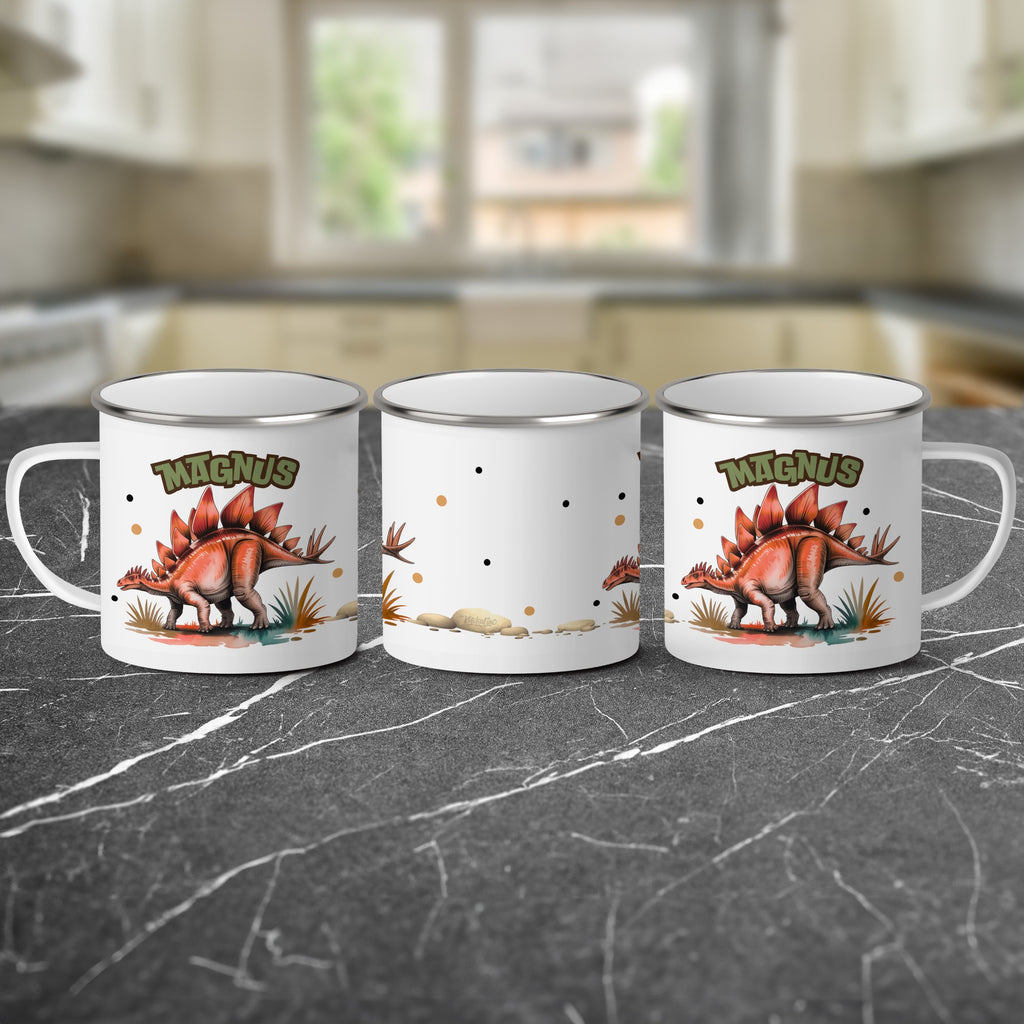 Dinosaur Stegosaurus Design Personalized Coffee Mug product