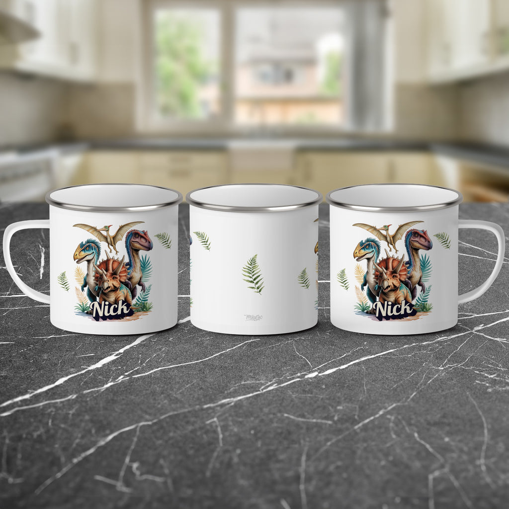 Personalized Dinosaur Themed Custom Name Mug product type