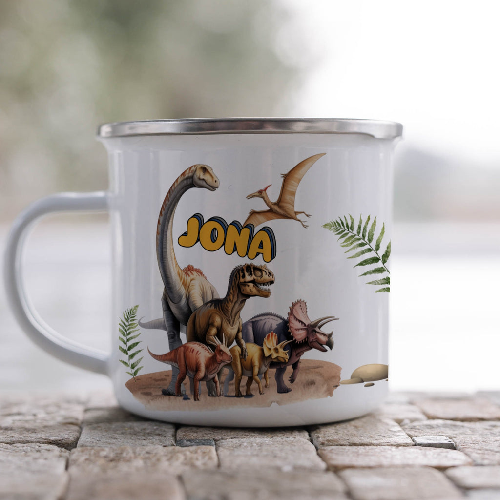 Personalized Dinosaur Themed Mug for Kids Product
