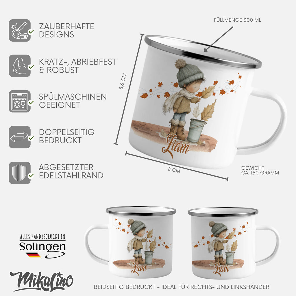 Liam Autumn Theme Personalized Mug product type