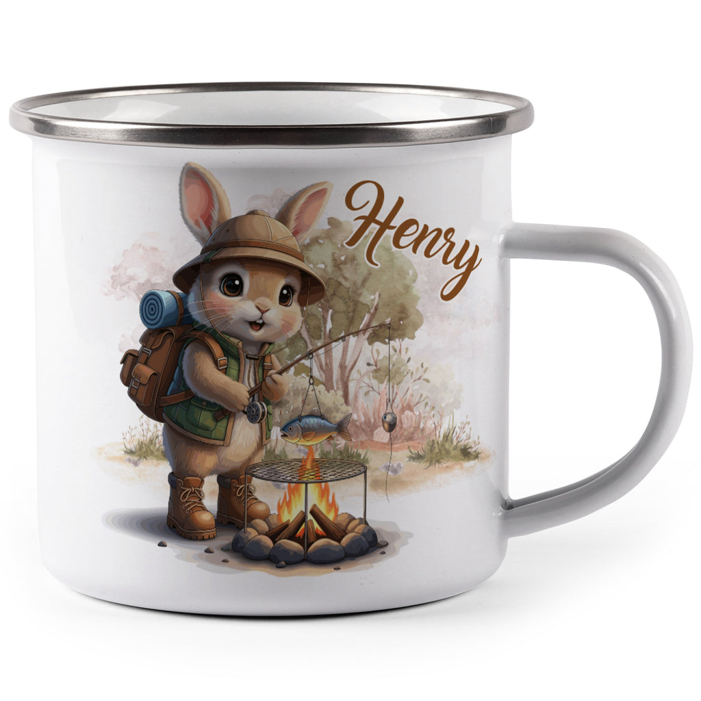 Camping Adventure Bunny Personalized Mug product
