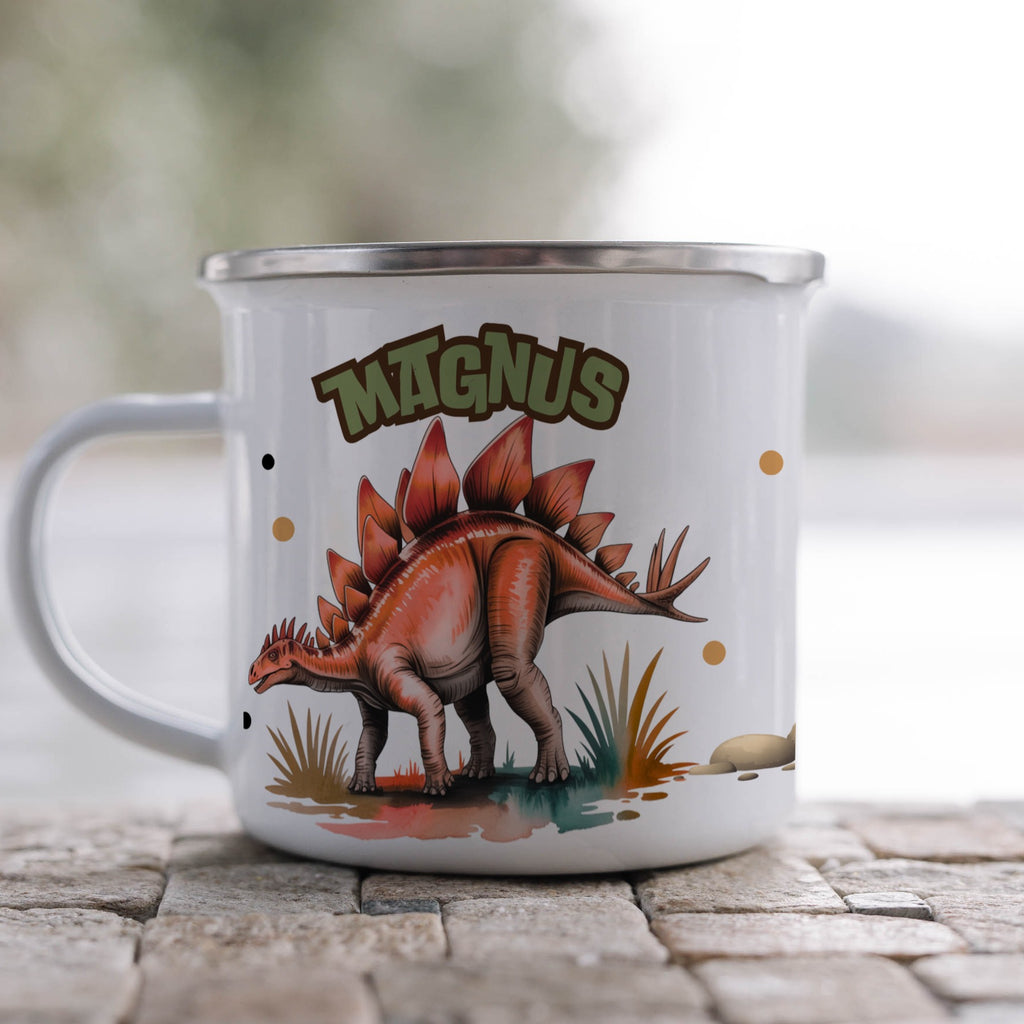 Magnus Stegosaurus Dinosaur Print Mug product