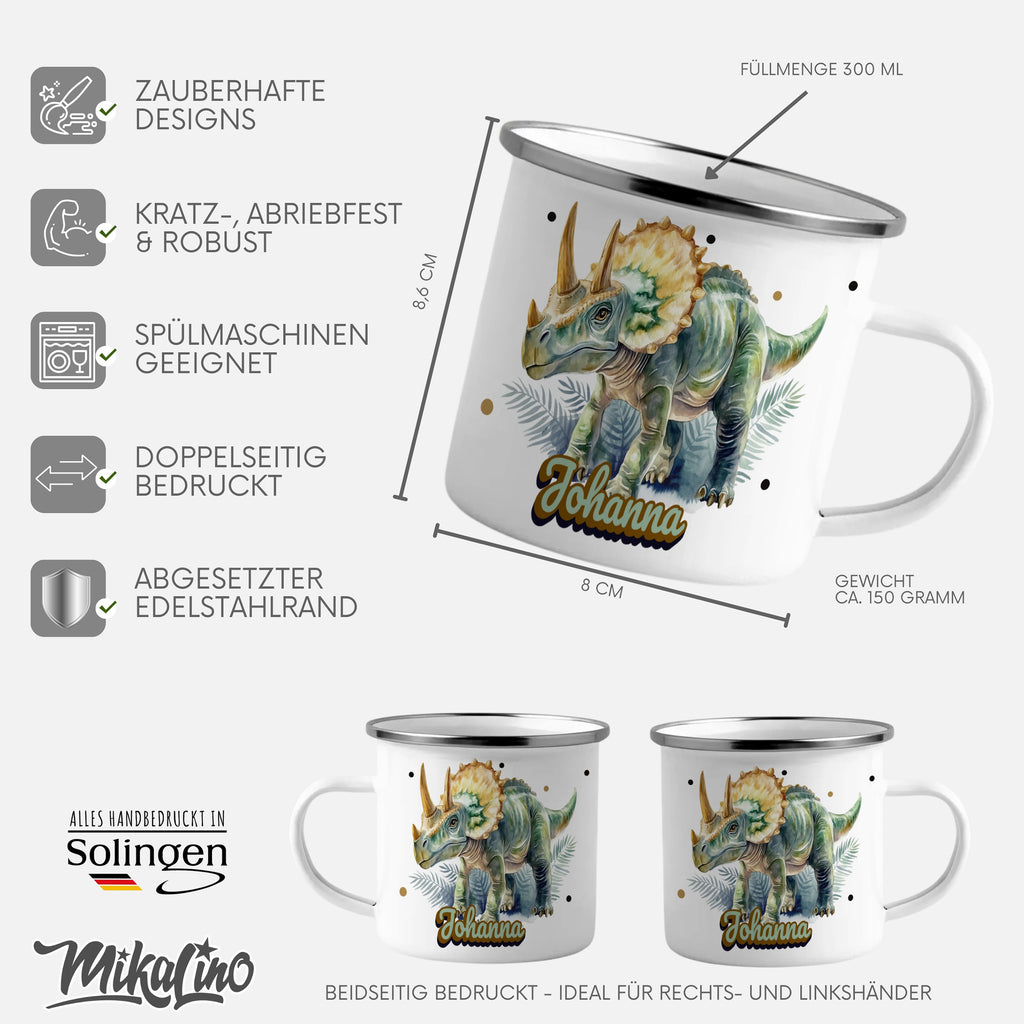 Triceratops Design Mug Perfect for All Ages Product
