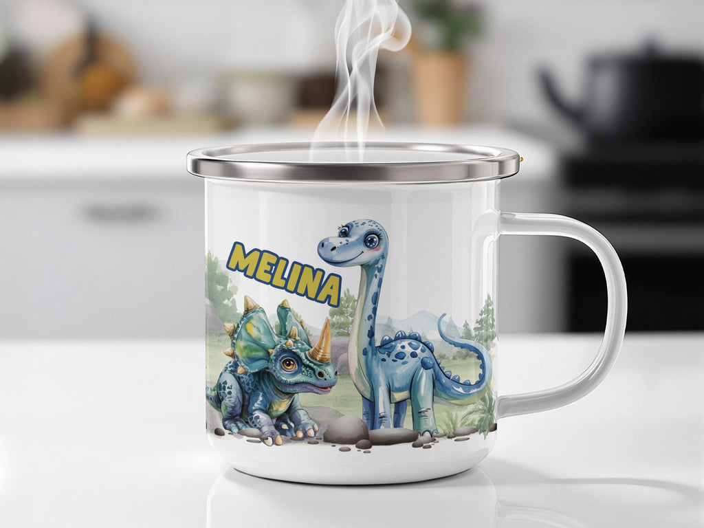 Personalized Dinosaur Mug for Kids Cute Dino Kids Mug product