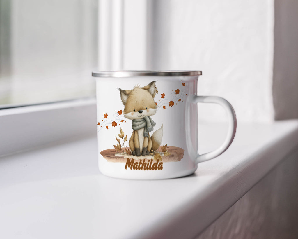 Cute Fox Character with Personalized Name Mug product