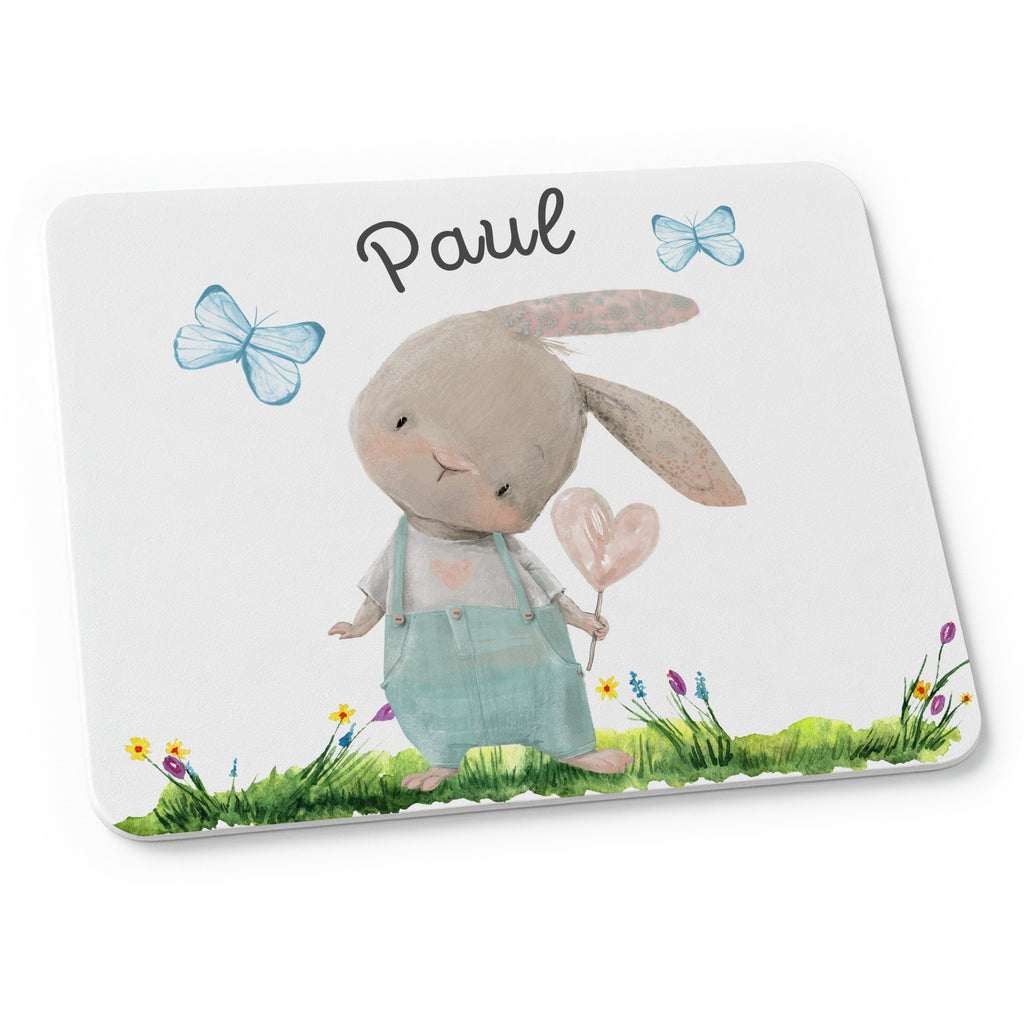 Cute Bunny Cartoon Mouse Pad for Kids