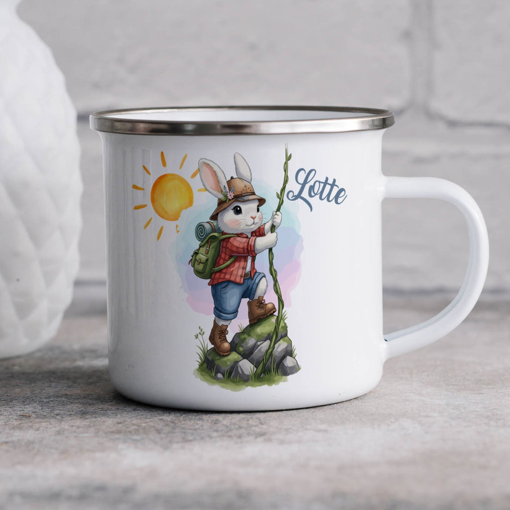 Adventurous Rabbit with Hiking Gear Mug Product