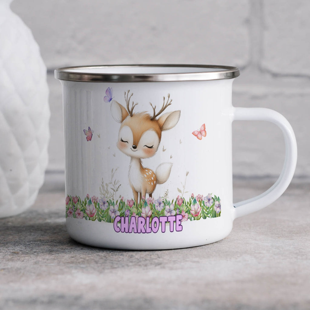 Cute Baby Deer Personalized Enamel Mug product