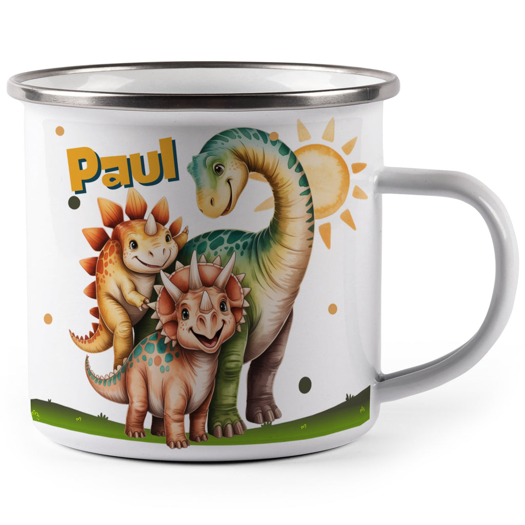 Cute Dinosaur Friends Personalized Mug product type