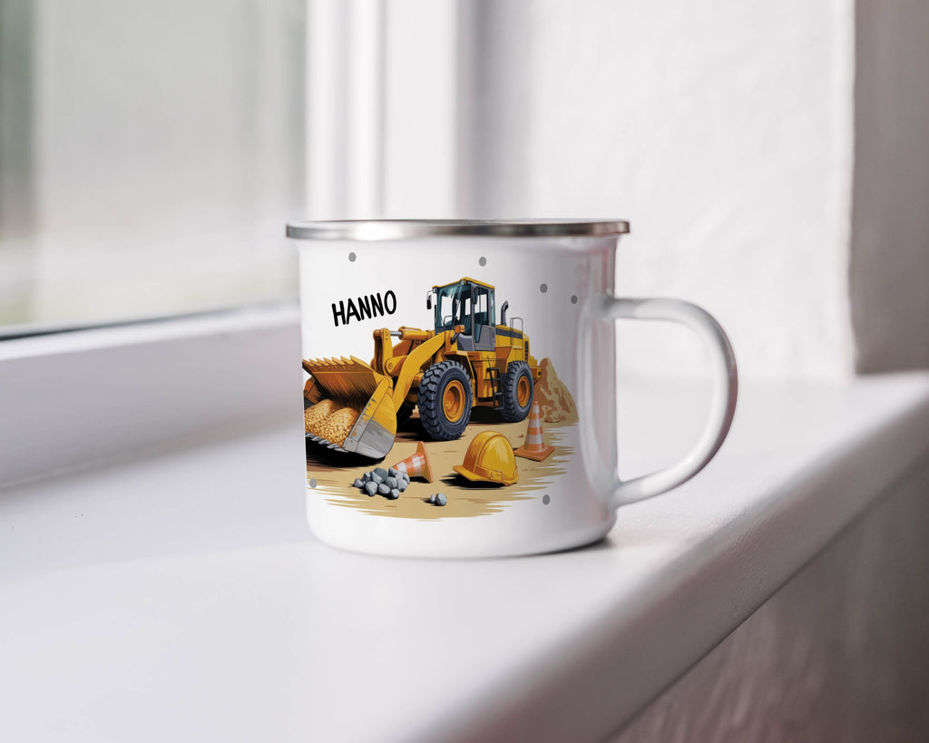 Construction Digger Design Personalized Mug product