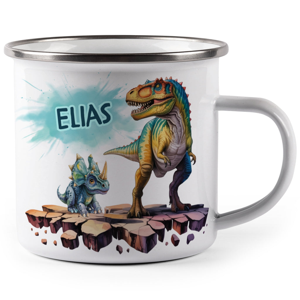 Colorful Dinosaur Design with Name Personalized Mug product