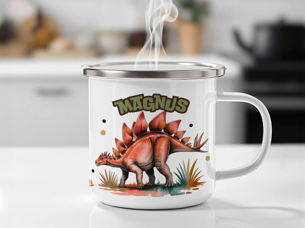 Personalized Stegosaurus Dinosaur Design Mug product