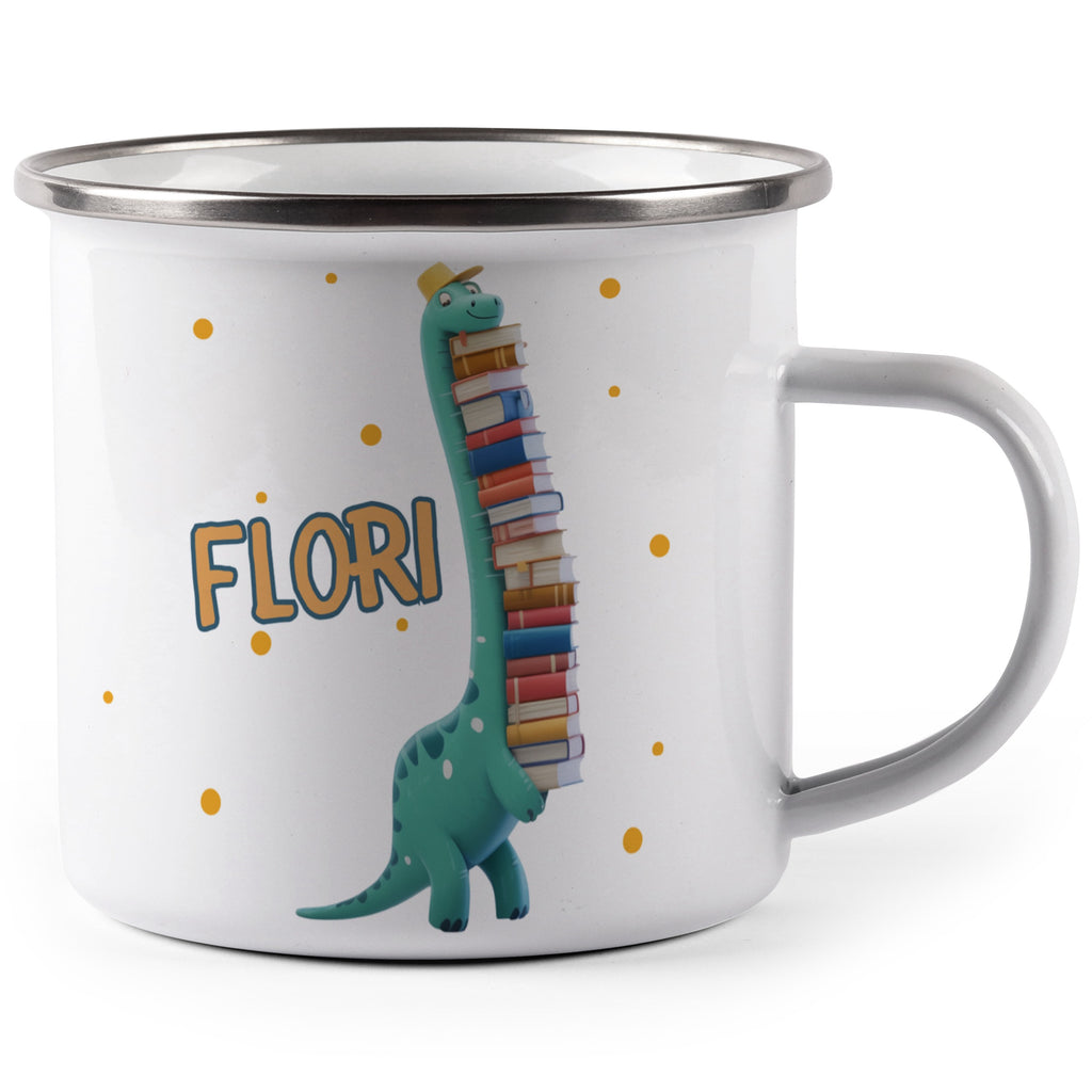 Flori Dinosaur Book Stack Design Mug product