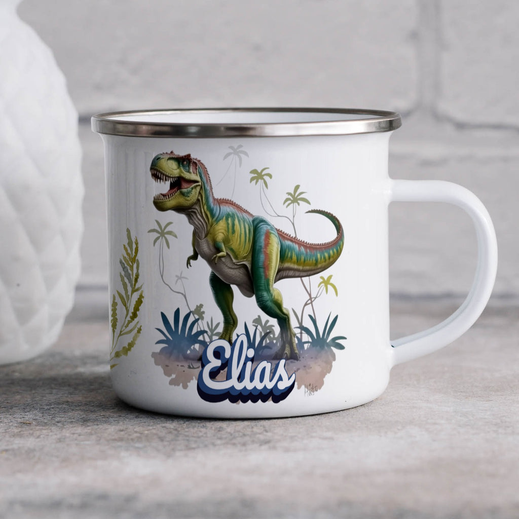 Personalized Dinosaur Design Custom Name Mug product type