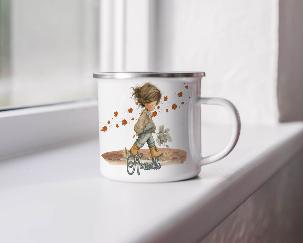 Cute Boy Illustration with Bunny Coffee Mug product type