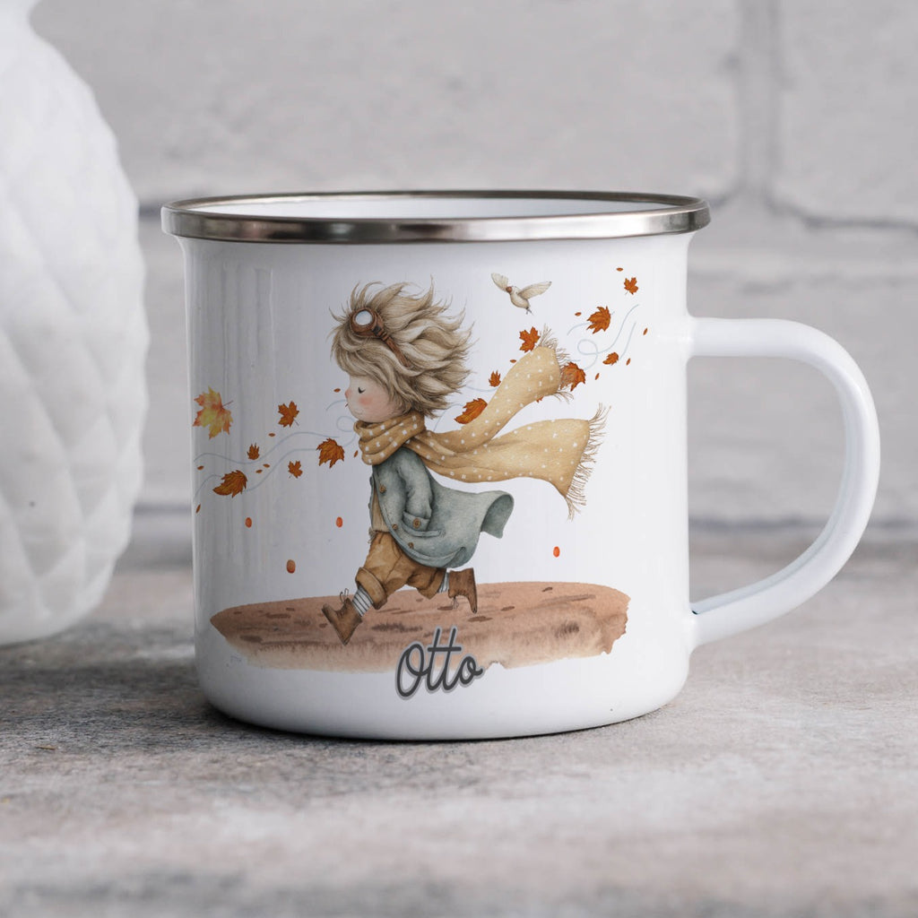 Autumn Breeze Child Illustration Mug product type