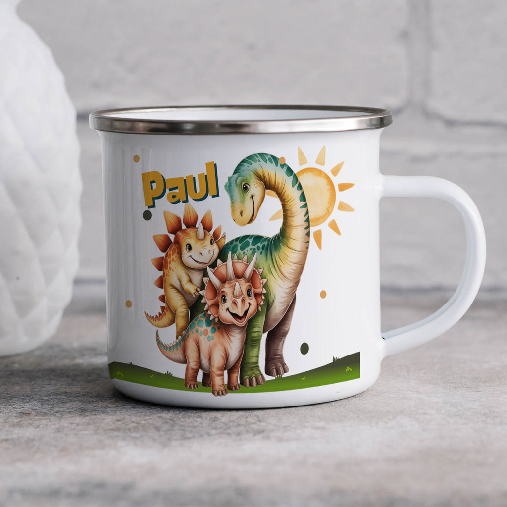 Personalized Dinosaur Themed Kids Mug product