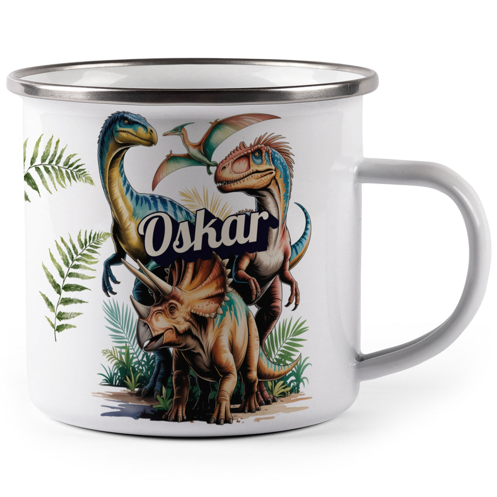 Personalized Dinosaur Theme Mug with Custom Name product type