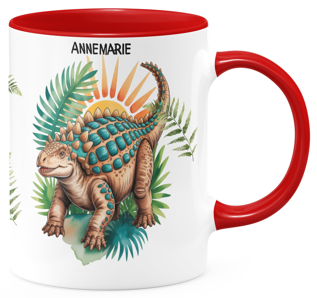 Personalized Dinosaur Design Coffee Mug