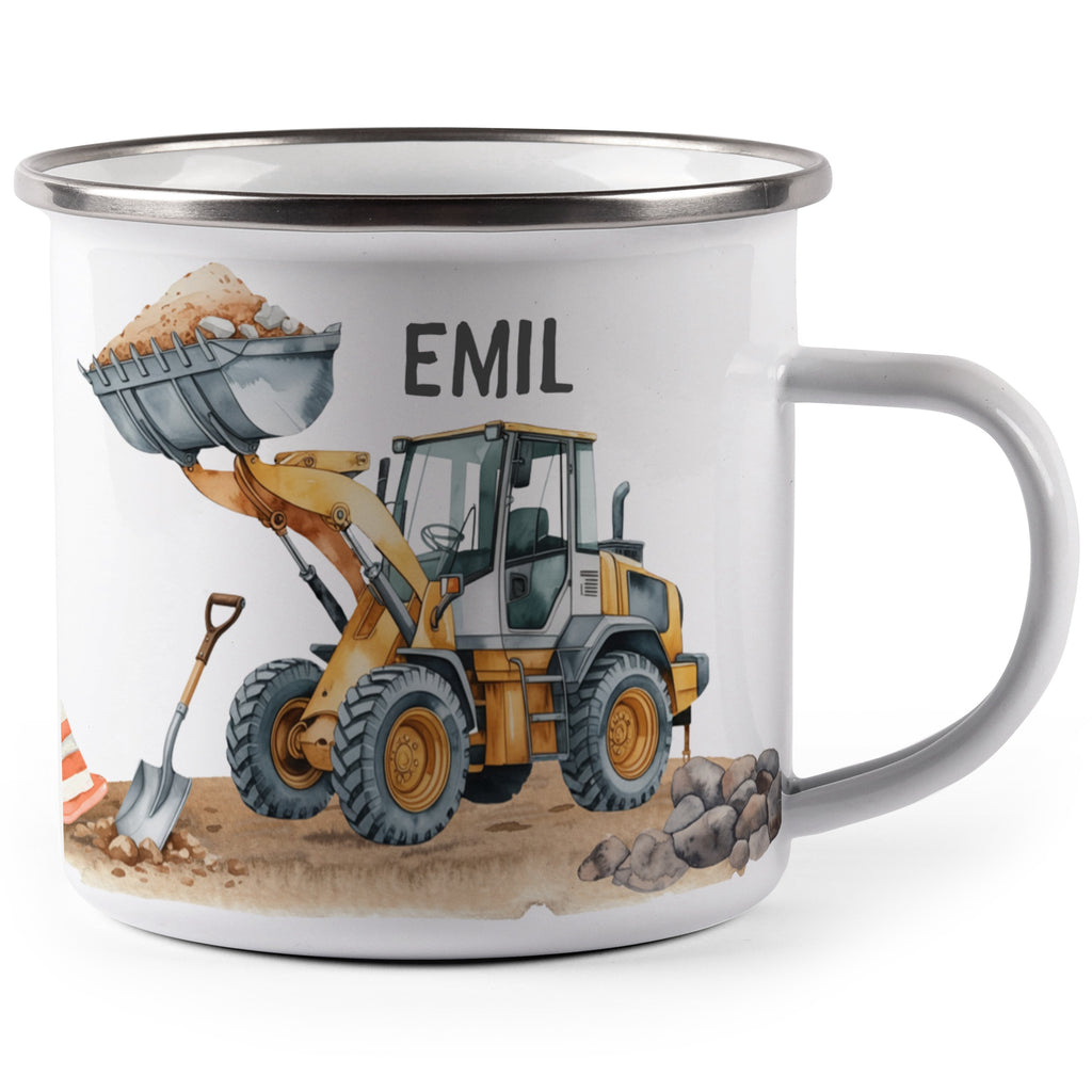 Personalized Excavator Design Mug Children Gift product type