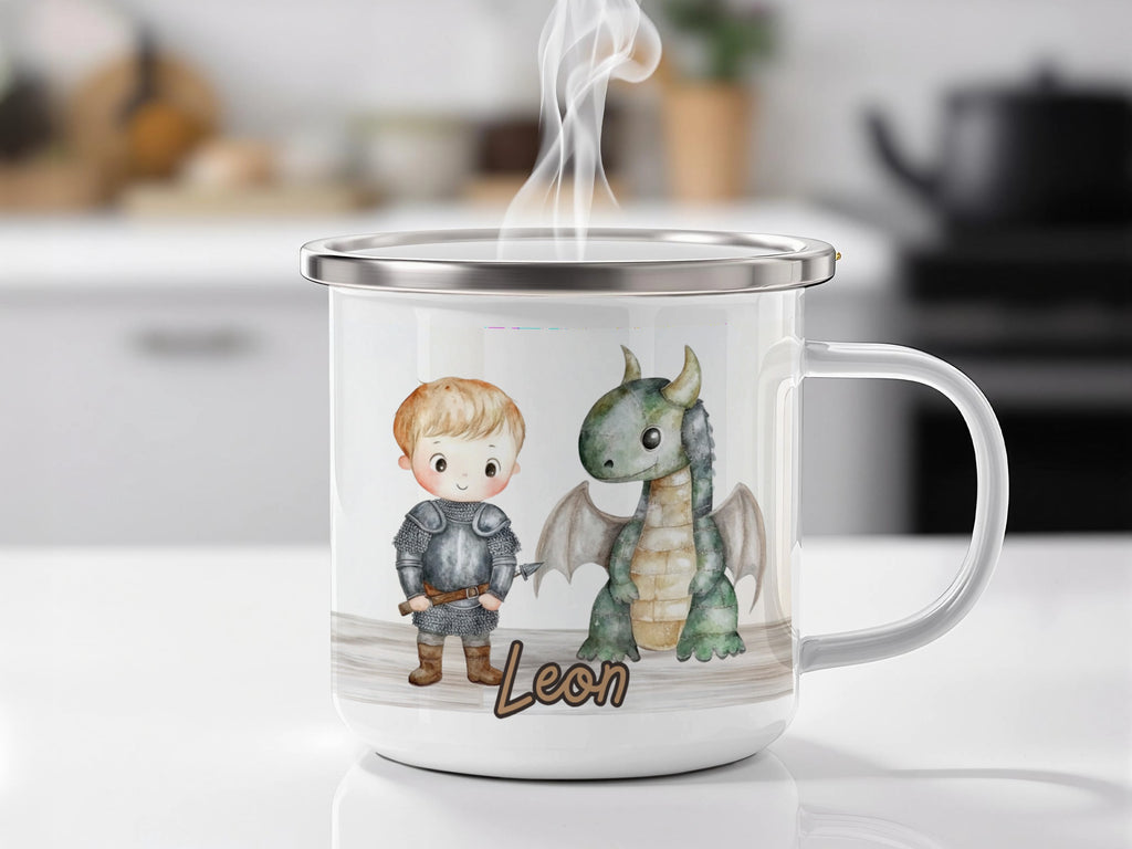 Personalized Boy and Dragon Mug Gift product