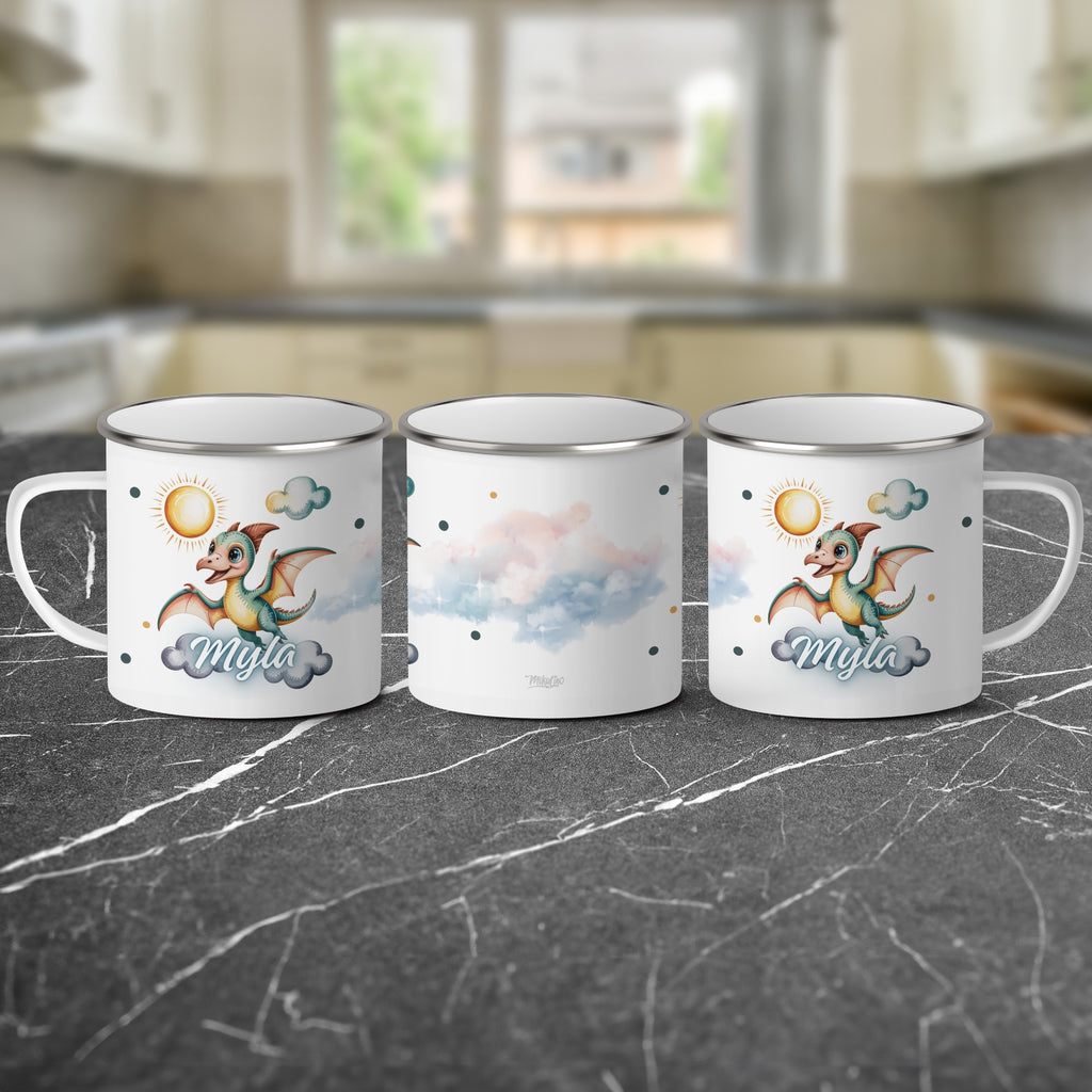 Whimsical Cartoon Pegasus Scene On A Mug product