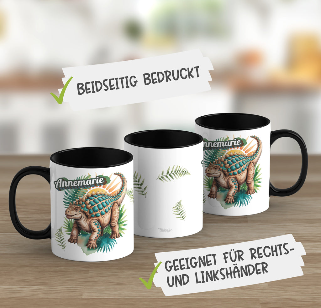 Dinosaur Mug Design Suitable for Left and Right Handed product