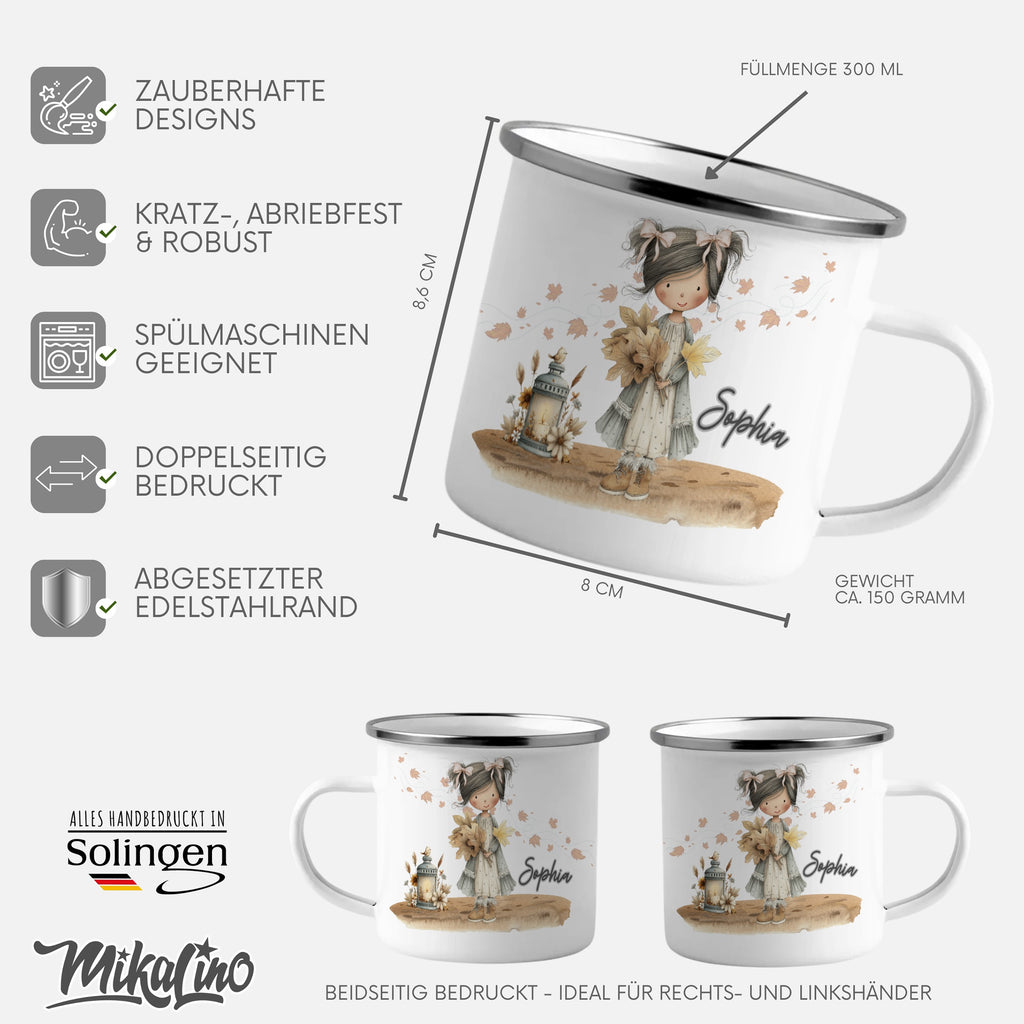Charming Mug with Illustrated Girl Design Mug Product