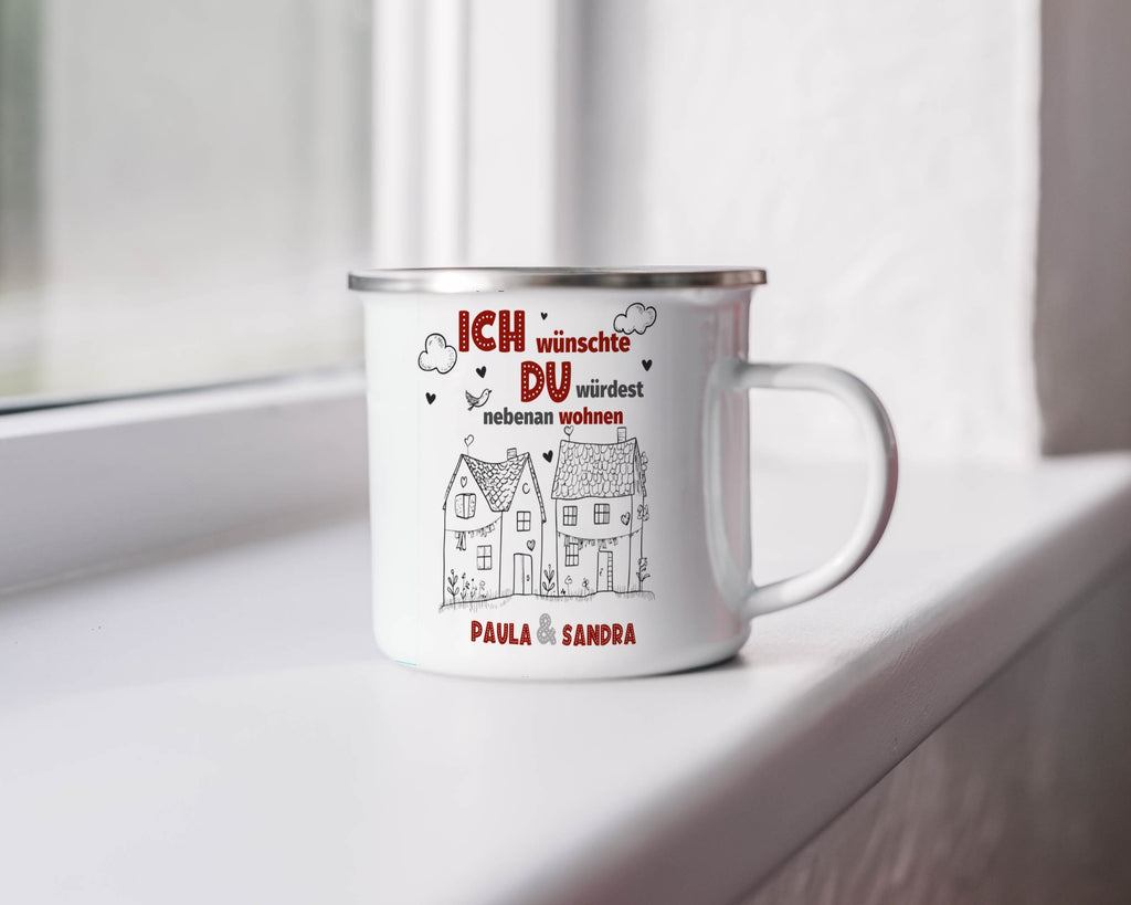 Ich wünschte du würdest nebenan wohnen Mug product type