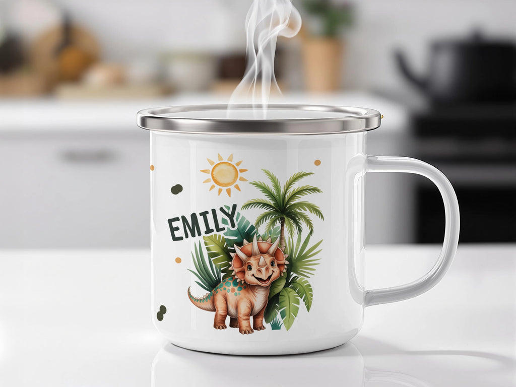 Personalized Dinosaur Design Mug for Kids Drinkware product