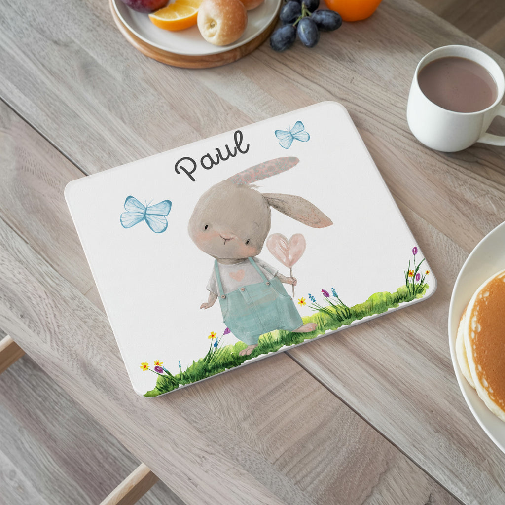 Personalized Rabbit Mousepad with Custom Name Design