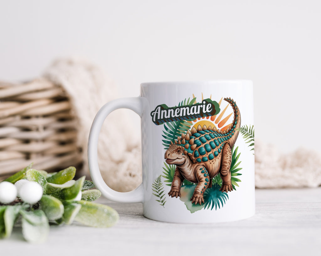 Personalized Dinosaur Design Coffee Mug Product