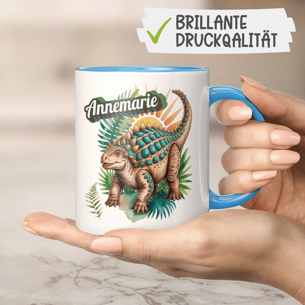 Personalized Dinosaur Mug with Name Annemarie product type