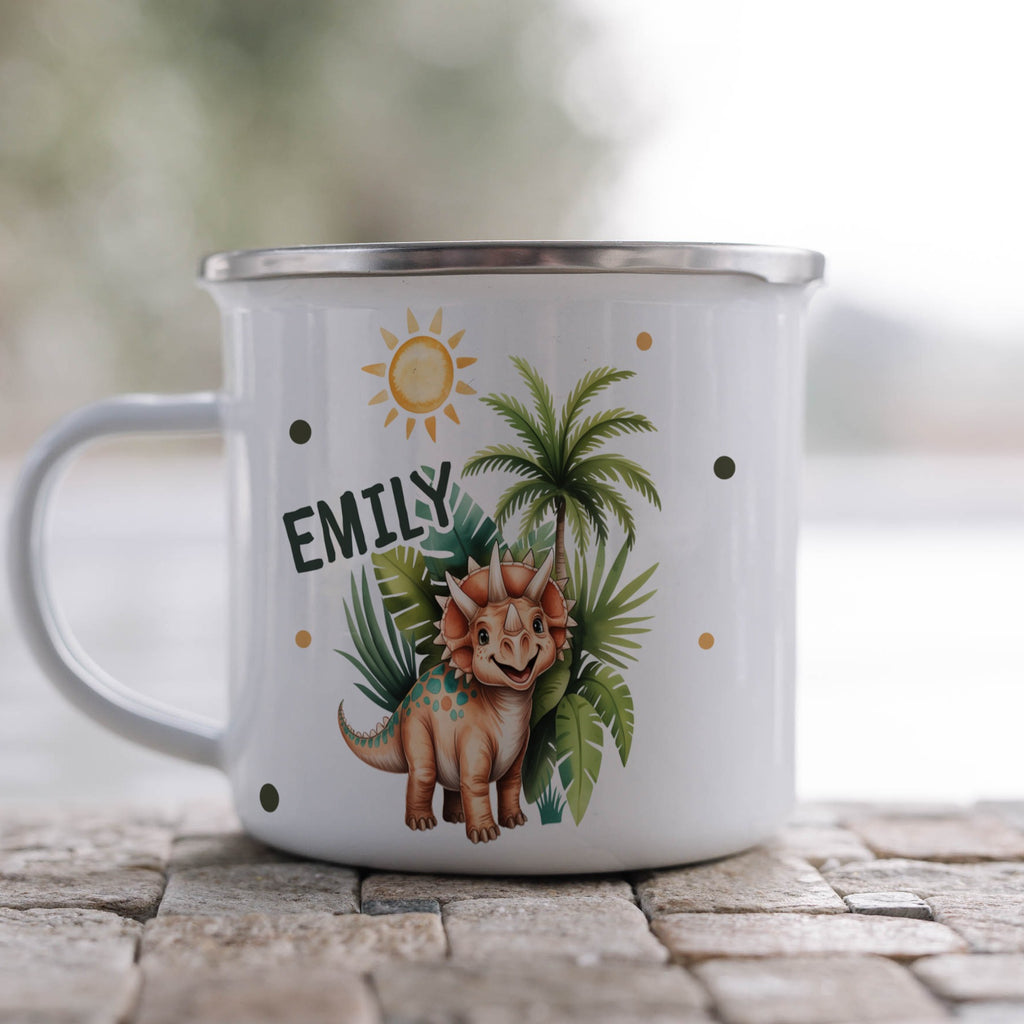 Personalized Dinosaur Mug with Customizable Name product type
