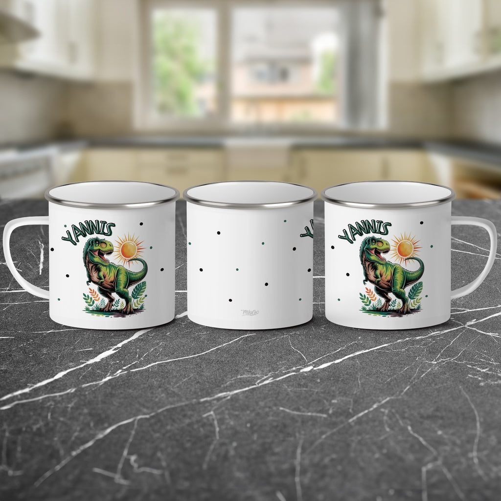 Dinosaur Themed Retro Design Coffee Mug product