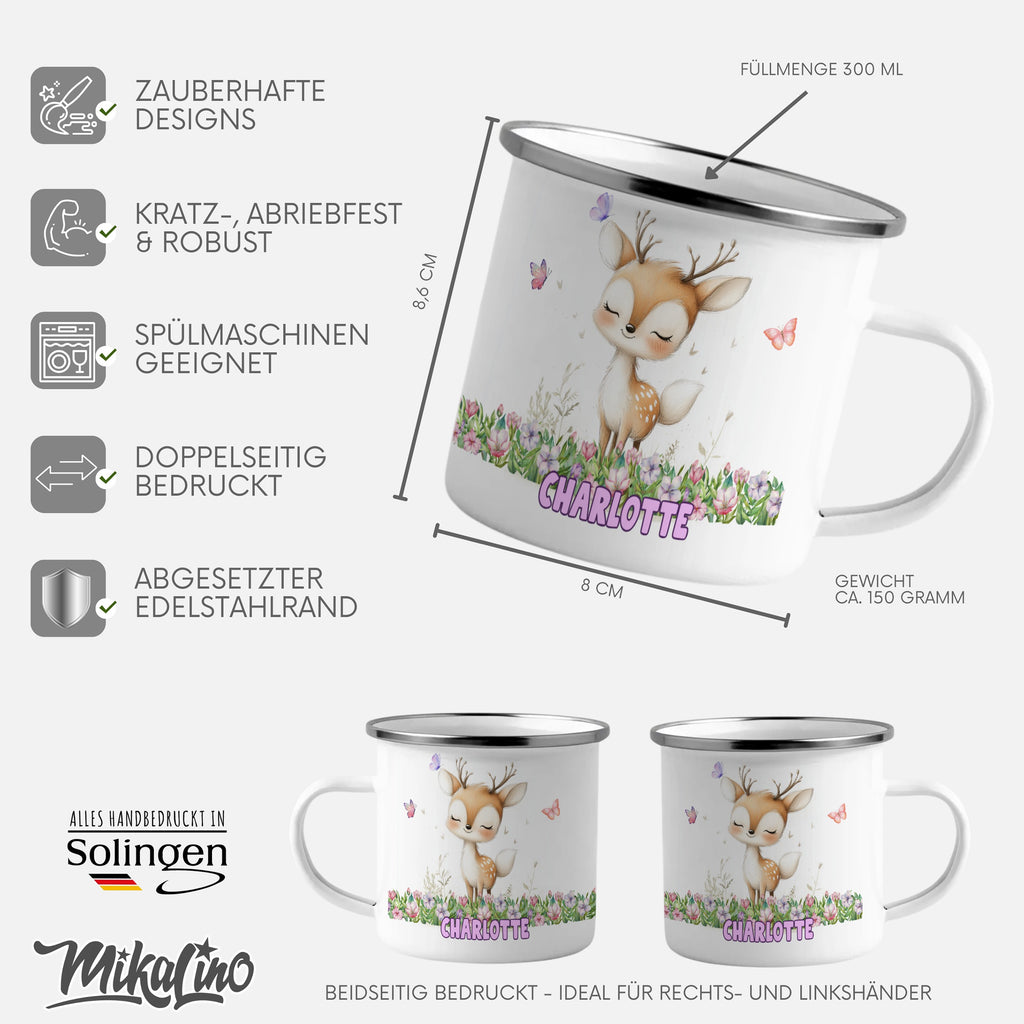 Personalized Deer Design Mug with Name Print product