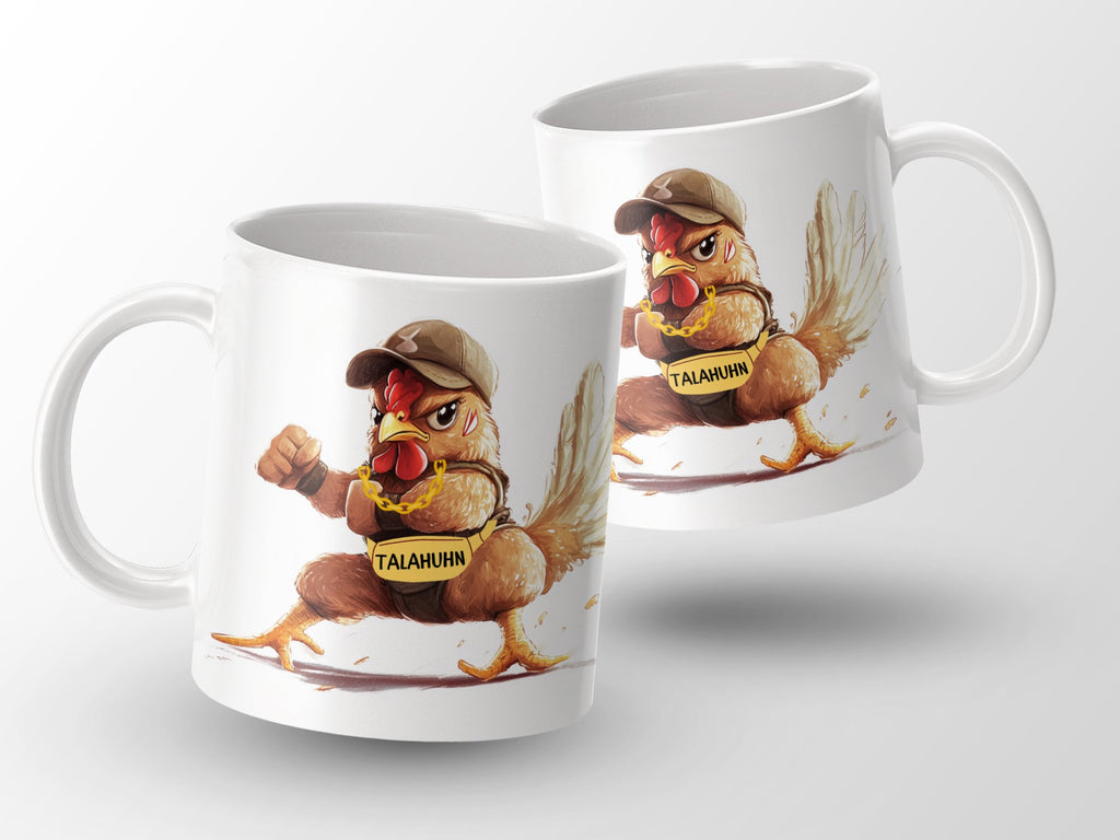 Keramik Tasse Talahuhn lustiger Hahn Design - von Mikalino