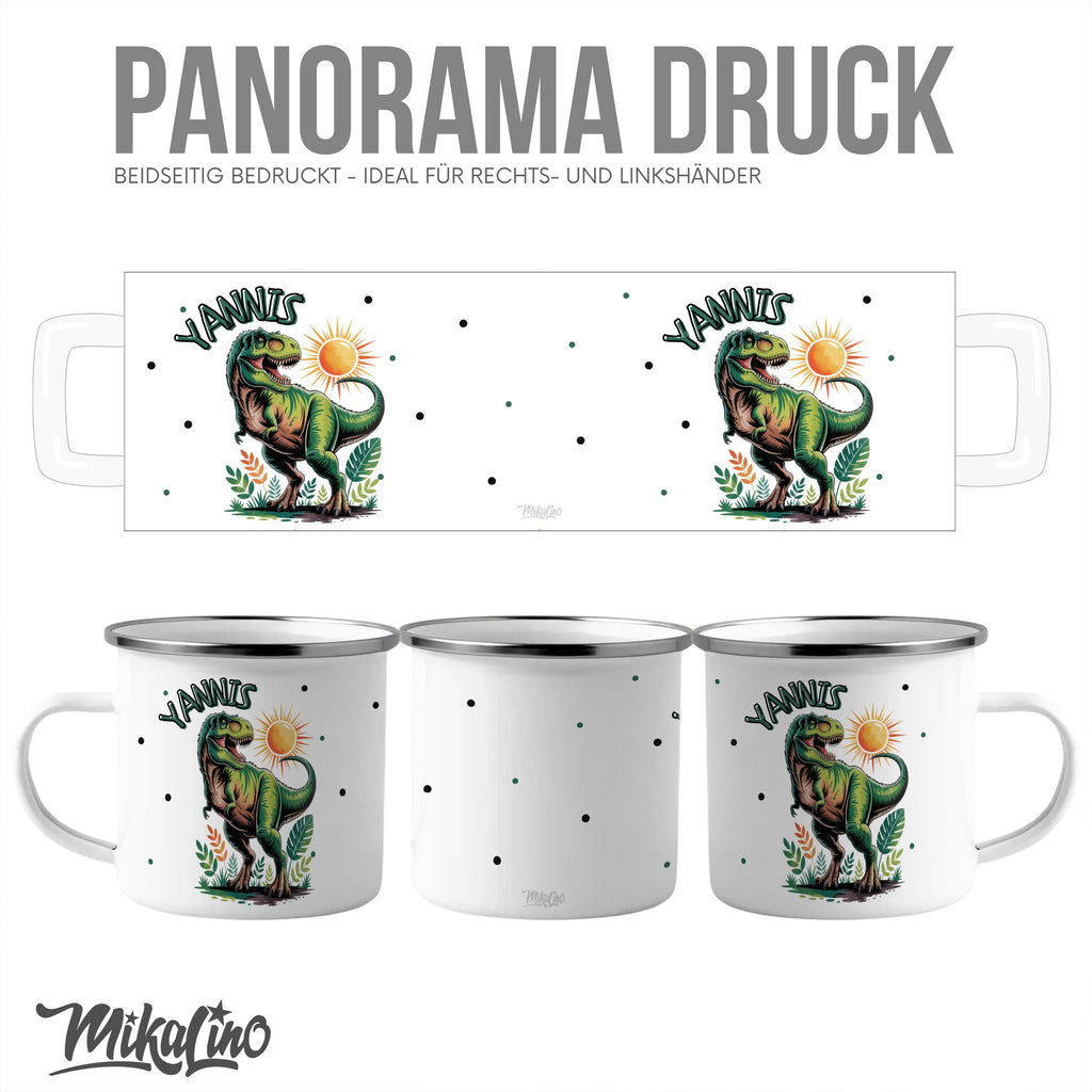 Personalized Dinosaur Themed Mug Panorama Druck product type