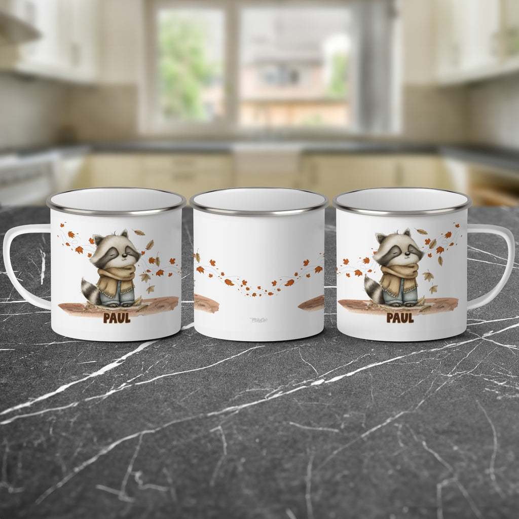 Adorable Raccoon Design on Cute Personalized Mug product